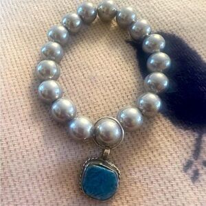Navaho Pearl Bracelet with charm